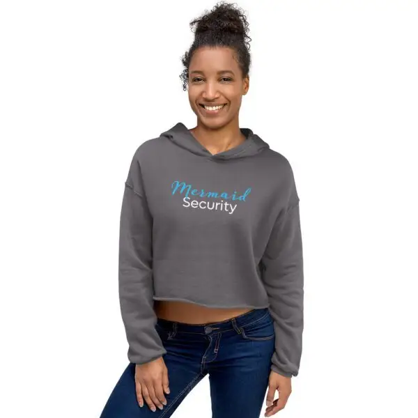 Mermaid Security Cropped Hoodie - Image 5