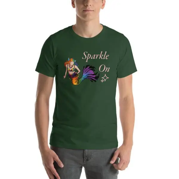 “Sparkle On” – Unisex T-shirt - Image 14