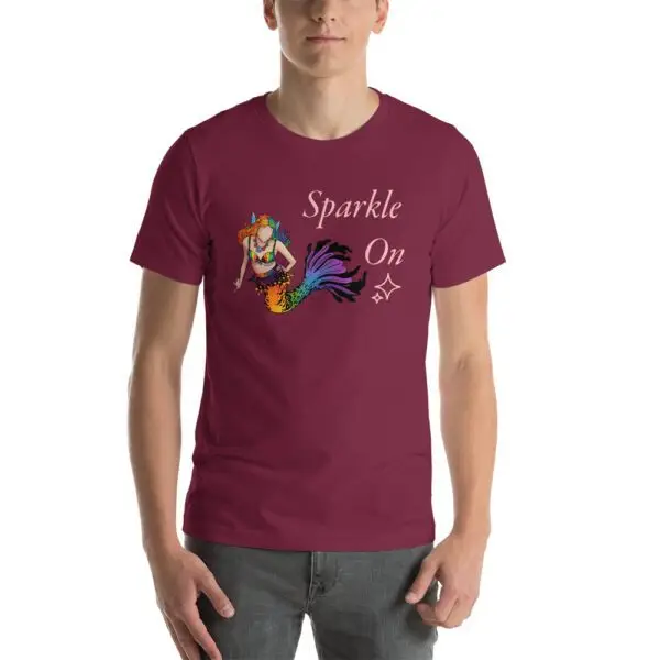 “Sparkle On” – Unisex T-shirt - Image 11