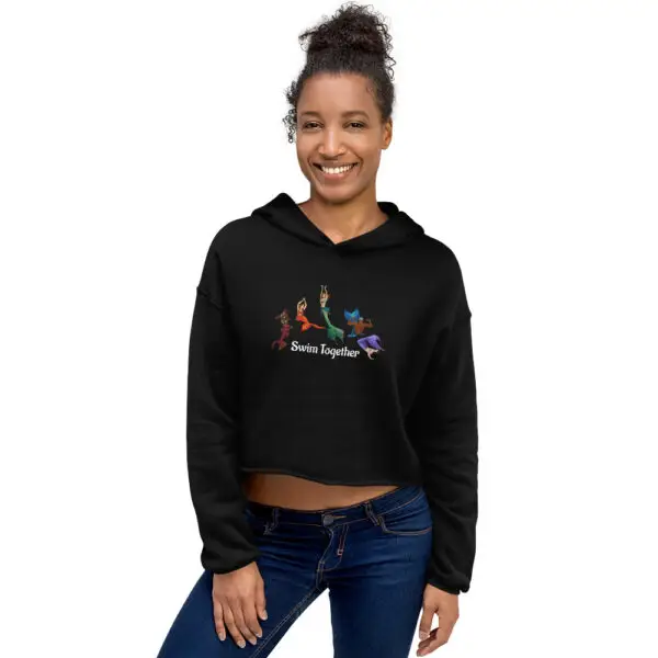 Swim Together - Pod Ally Crop Hoodie