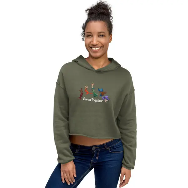 Swim Together - Pod Ally Crop Hoodie - Image 2