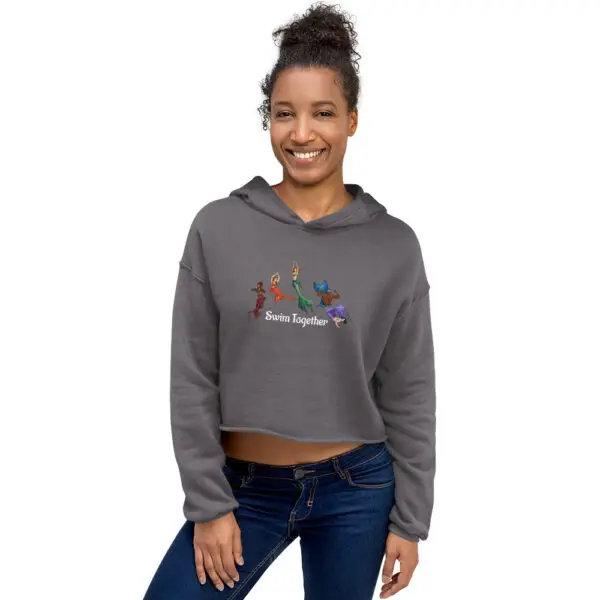 Swim Together - Pod Ally Crop Hoodie - Image 3